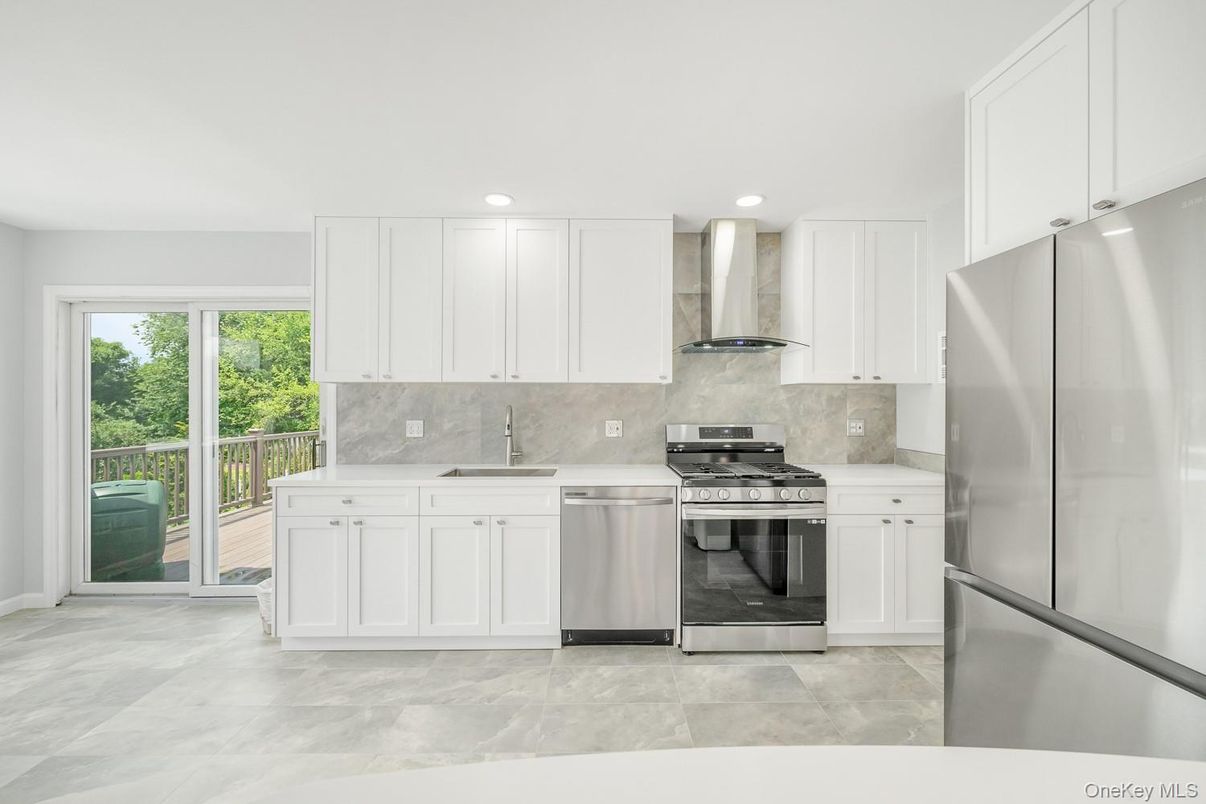 Interior, Kitchen, Recessed Lighting, Stainless Steel Appliances