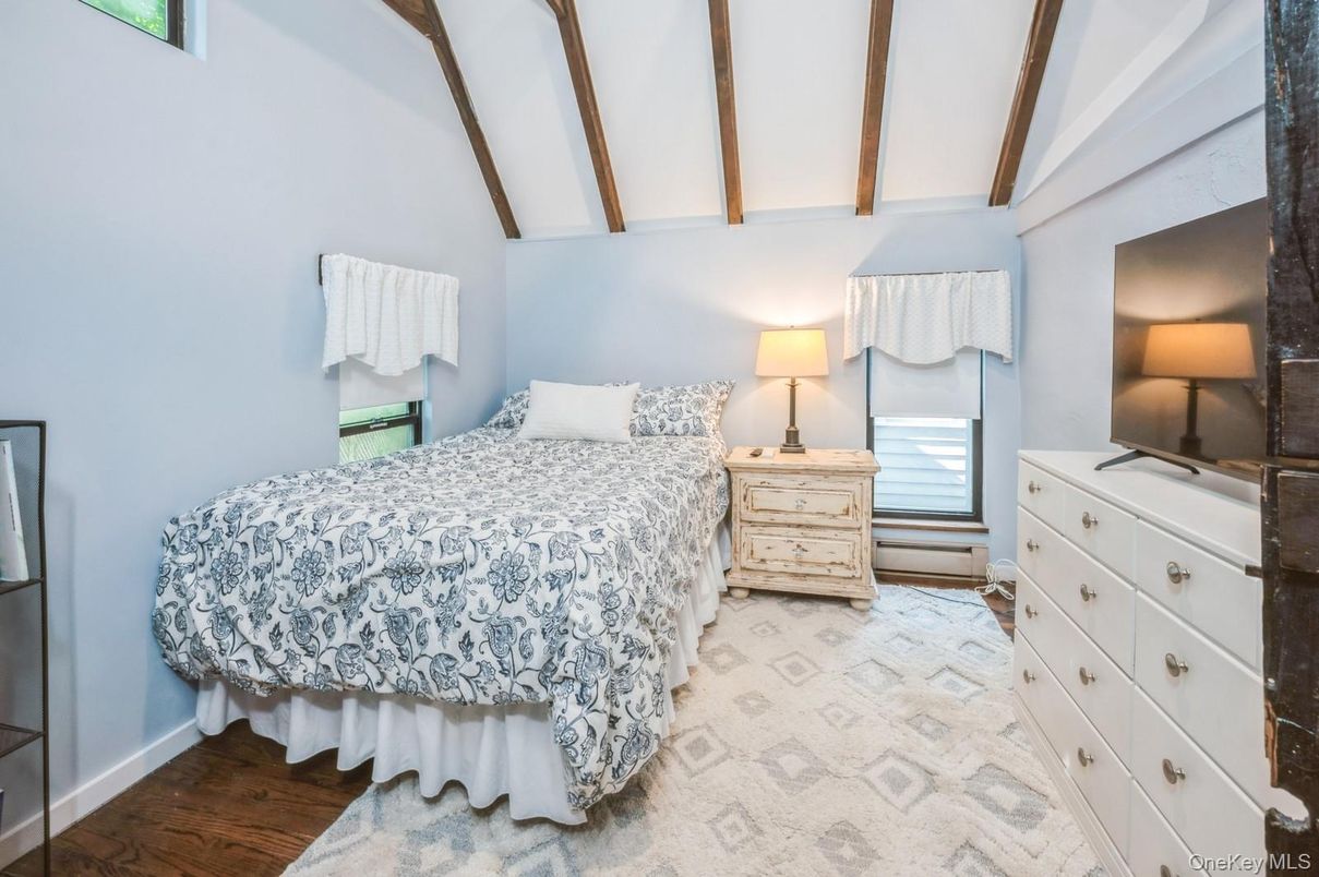 Bedroom, Interior, Wooden Beams, Wood Texture Flooring