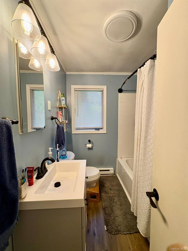 Bathroom, Interior, Wood Texture Flooring