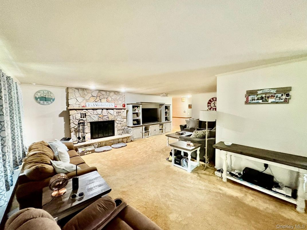 Fireplace, Interior, Living room, Stone Walls