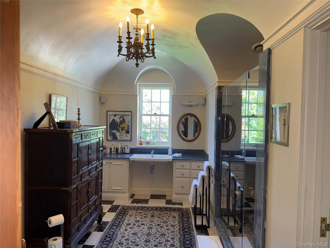 Bathroom, Chandelier, Dual Sink Vanities, Interior