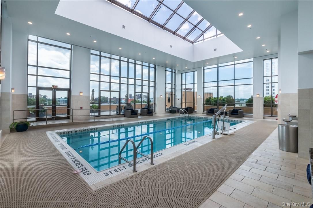 Glass Ceilings, Interior, Pool, Recessed Lighting