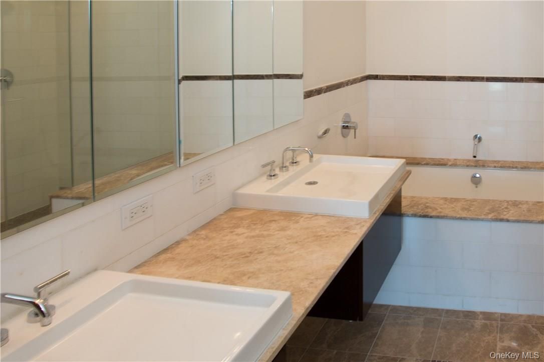 Bathroom, Dual Sink Vanities, Glass Shower, Interior