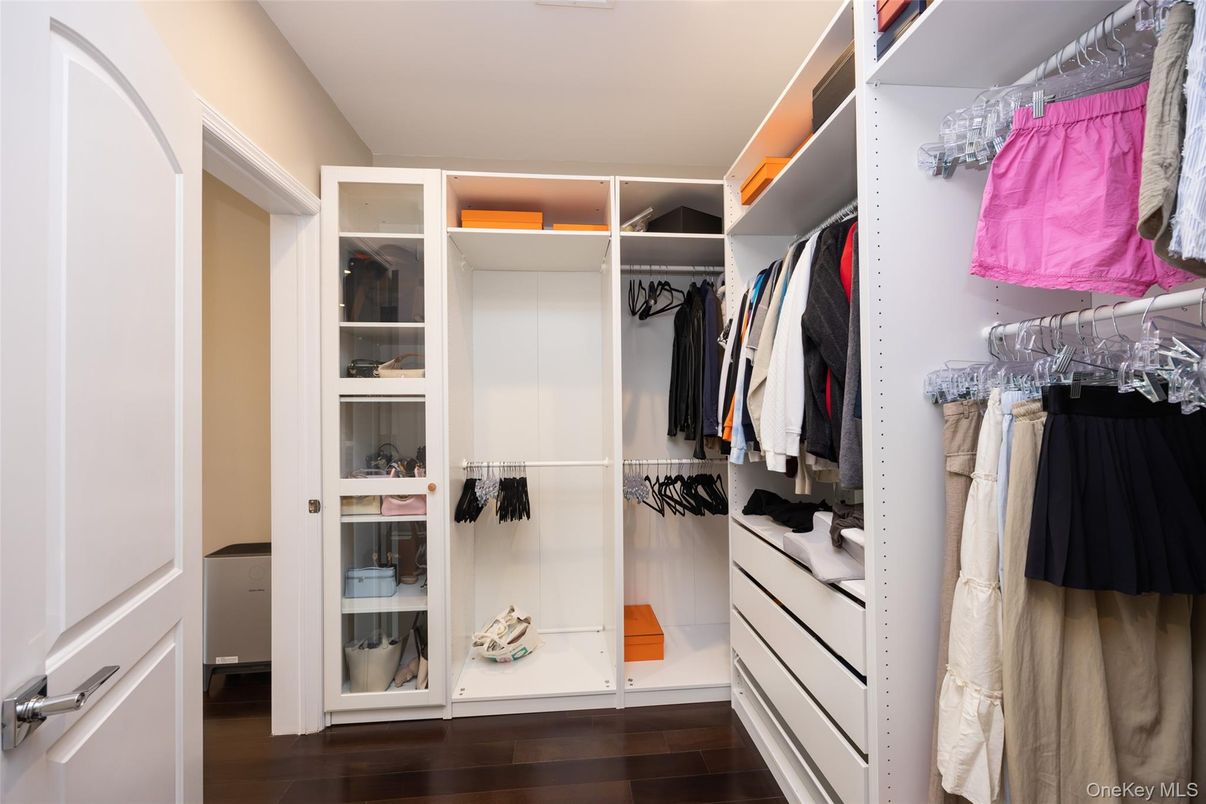 Interior, Walk-in Closets, Wood Texture Flooring