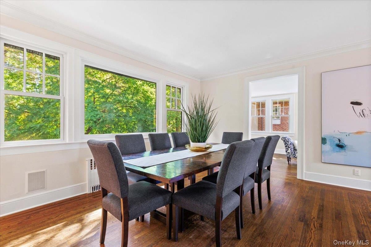 Dining room, Interior, Wood Texture Flooring