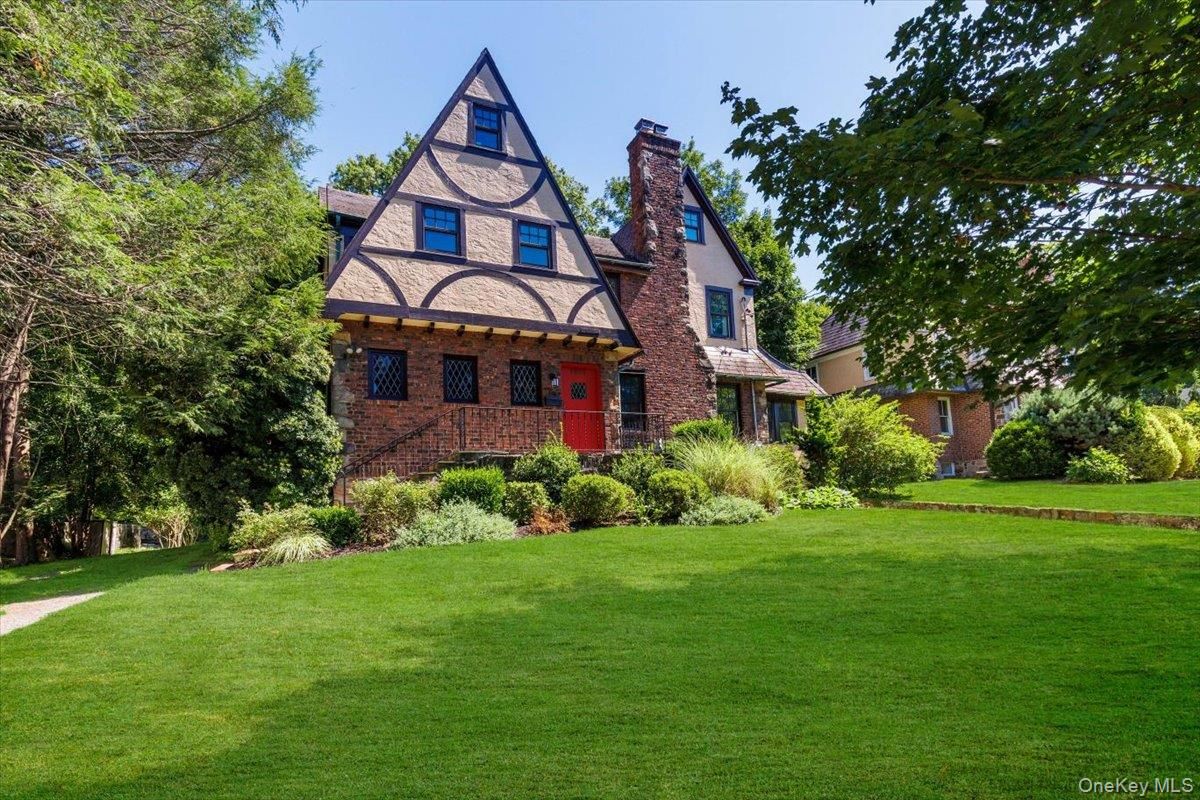 Backyard, Exterior, Facade, Brick Facade, Tudor Revival