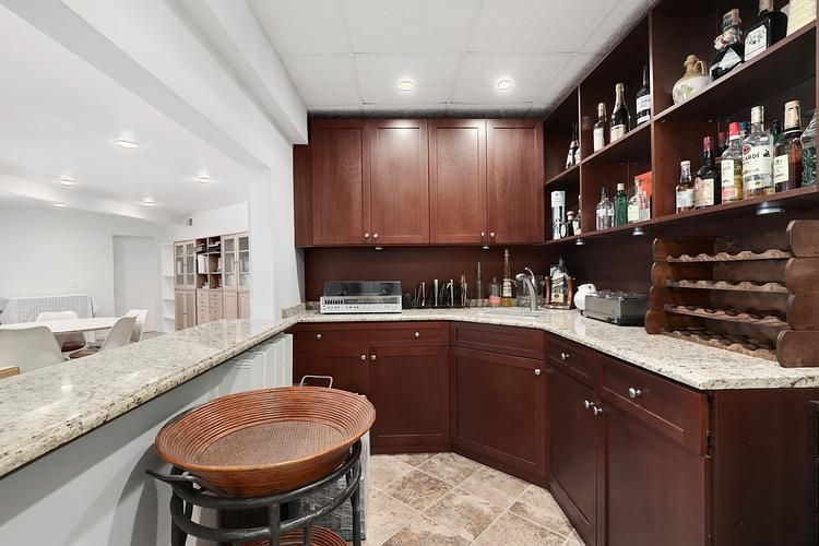 Dining room, Interior, Recessed Lighting