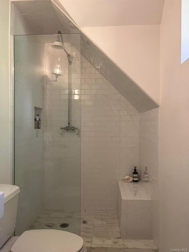 Bathroom, Glass Shower, Interior, Marble