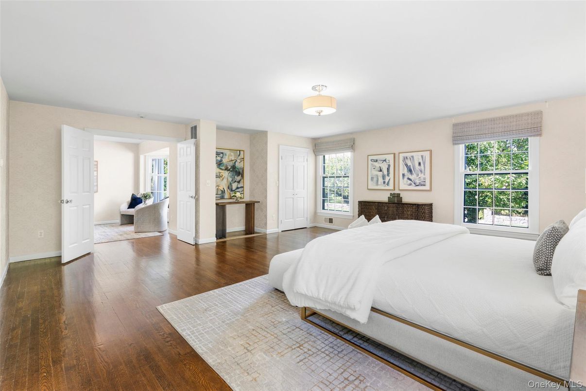 Bedroom, Interior, Wood Texture Flooring