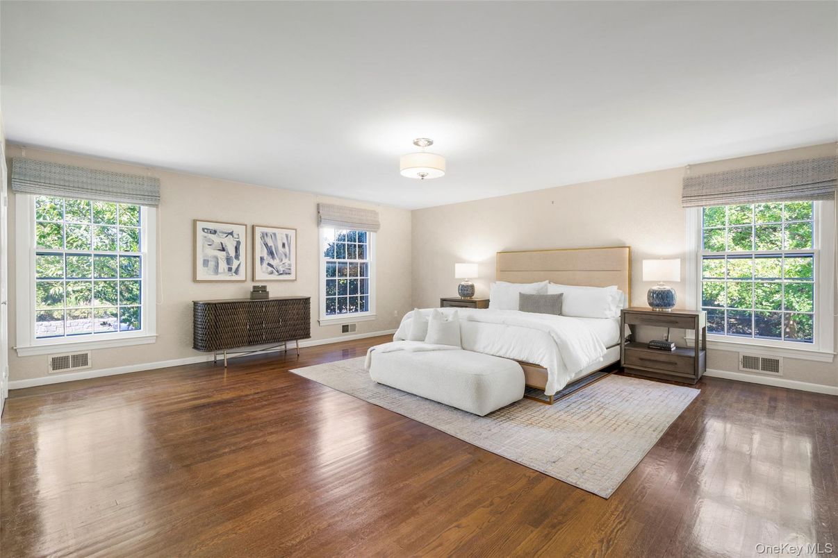 Bedroom, Interior, Wood Texture Flooring