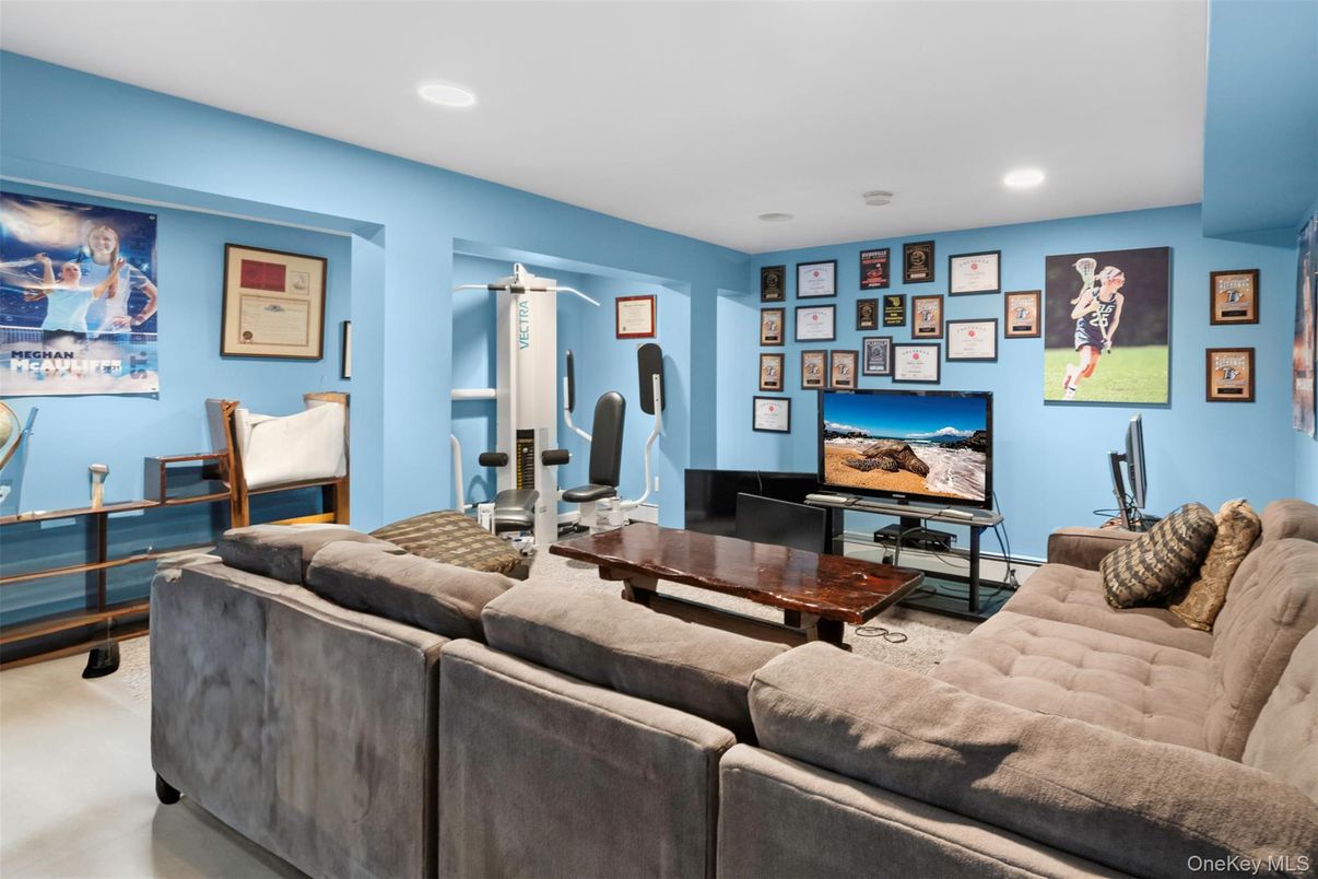 Interior, Living room, Recessed Lighting