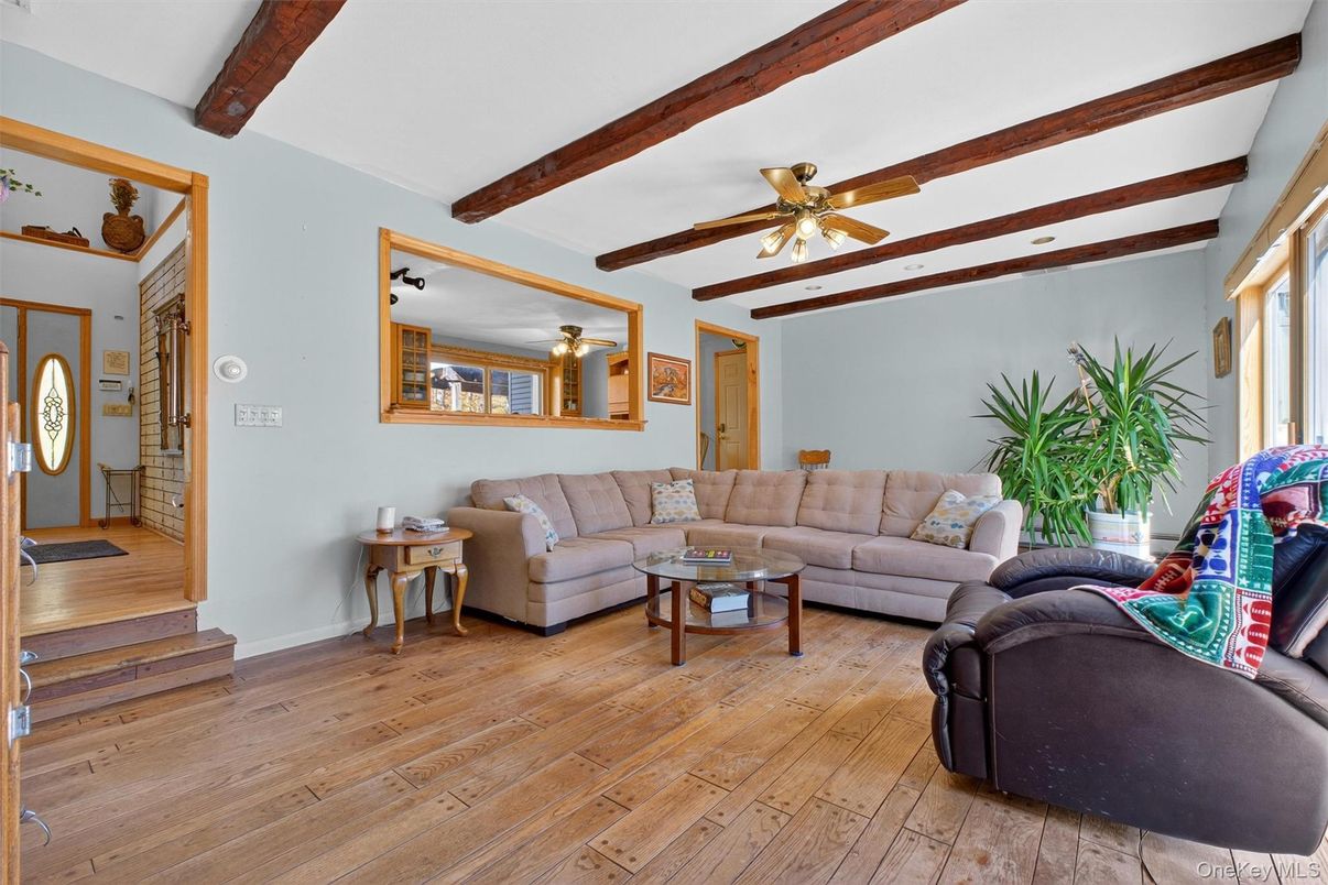 Interior, Living room, Wooden Beams, Wood Texture Flooring