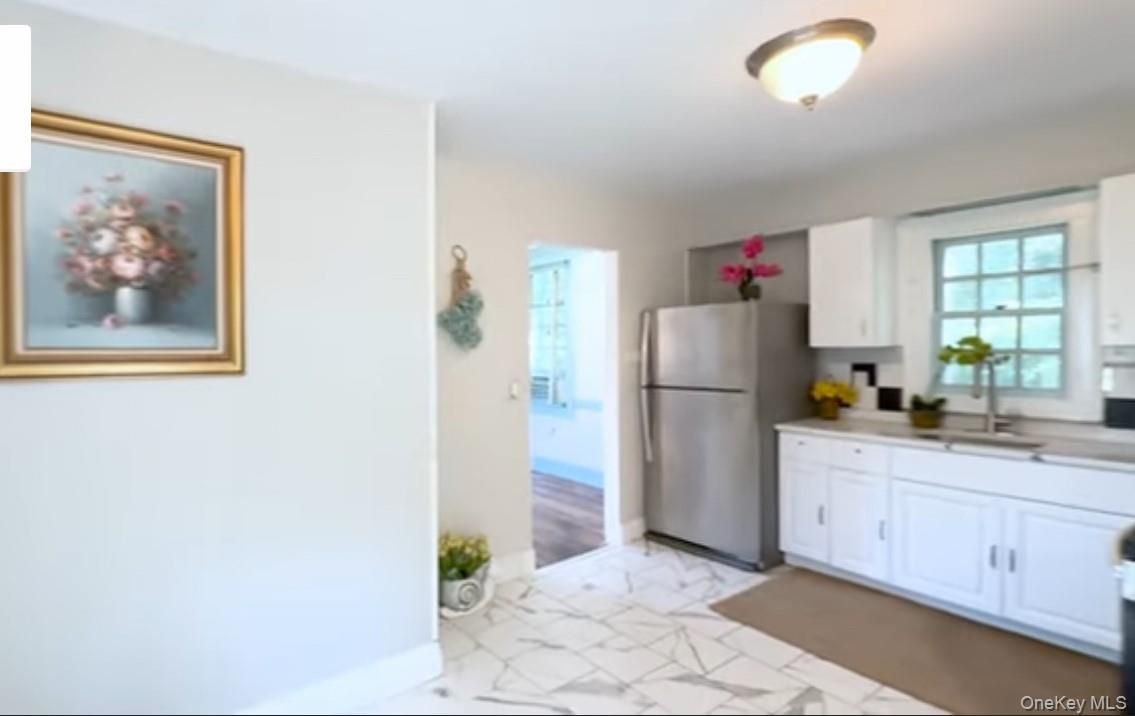Interior, Kitchen, Marble, Wood Texture Flooring
