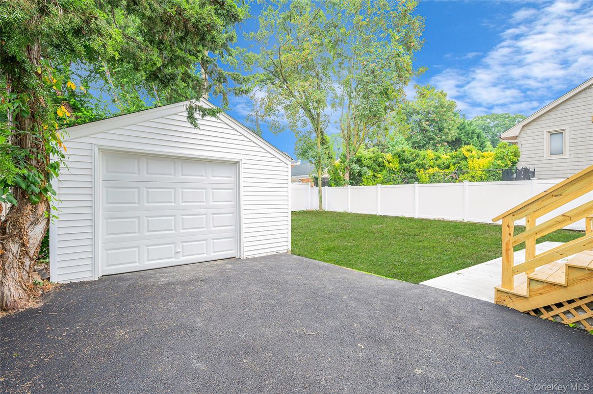 Backyard, Detached Garage, Exterior