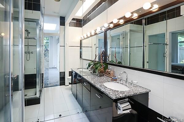 Bathroom, Dual Sink Vanities, Glass Shower, Interior