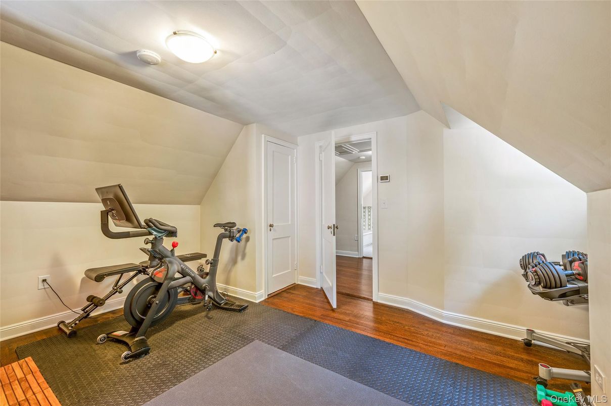 Fitness Equipment, Interior, Wood Texture Flooring