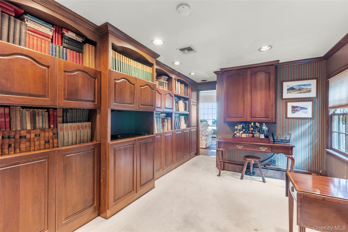 Home Office, Interior, Recessed Lighting