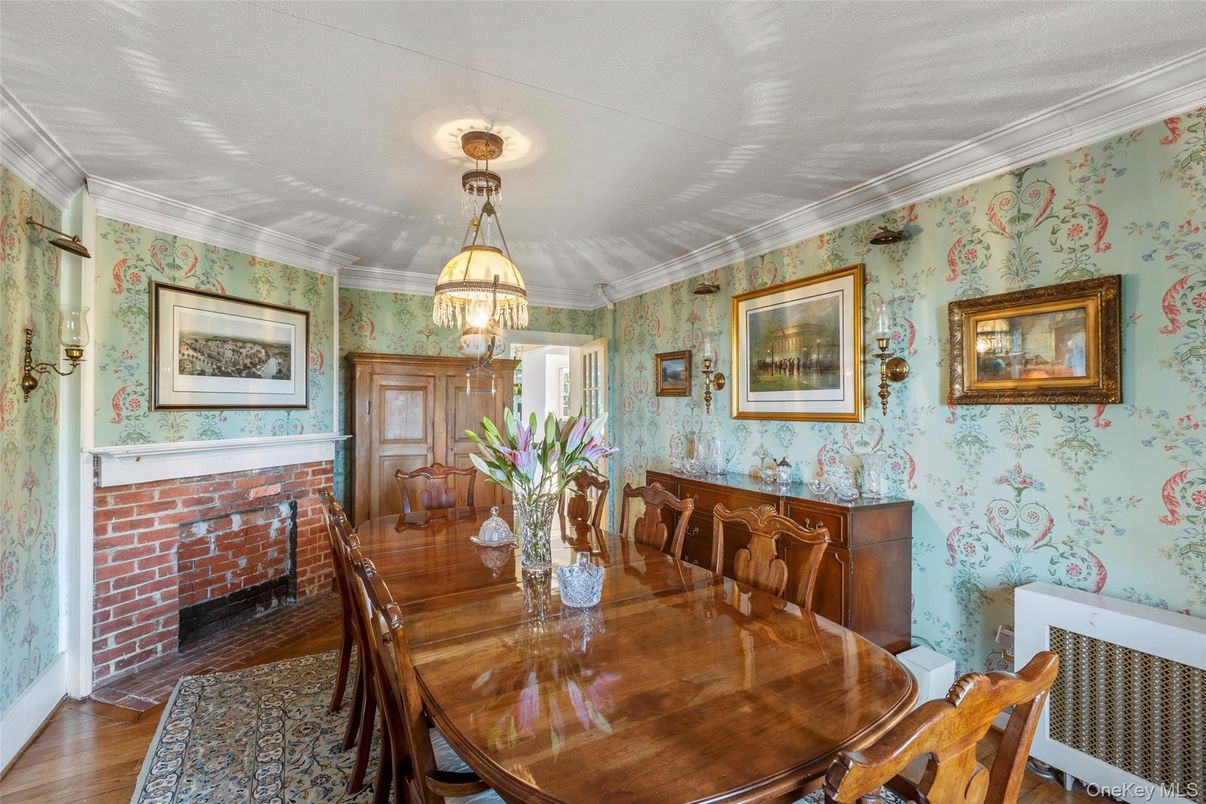 Dining room, Interior, Wood Texture Flooring