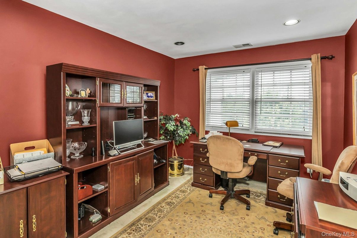 Home Office, Interior, Recessed Lighting