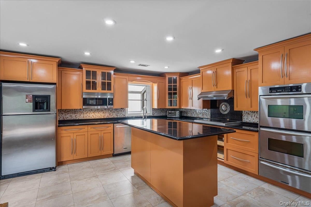 Interior, Kitchen, Recessed Lighting, Stainless Steel Appliances