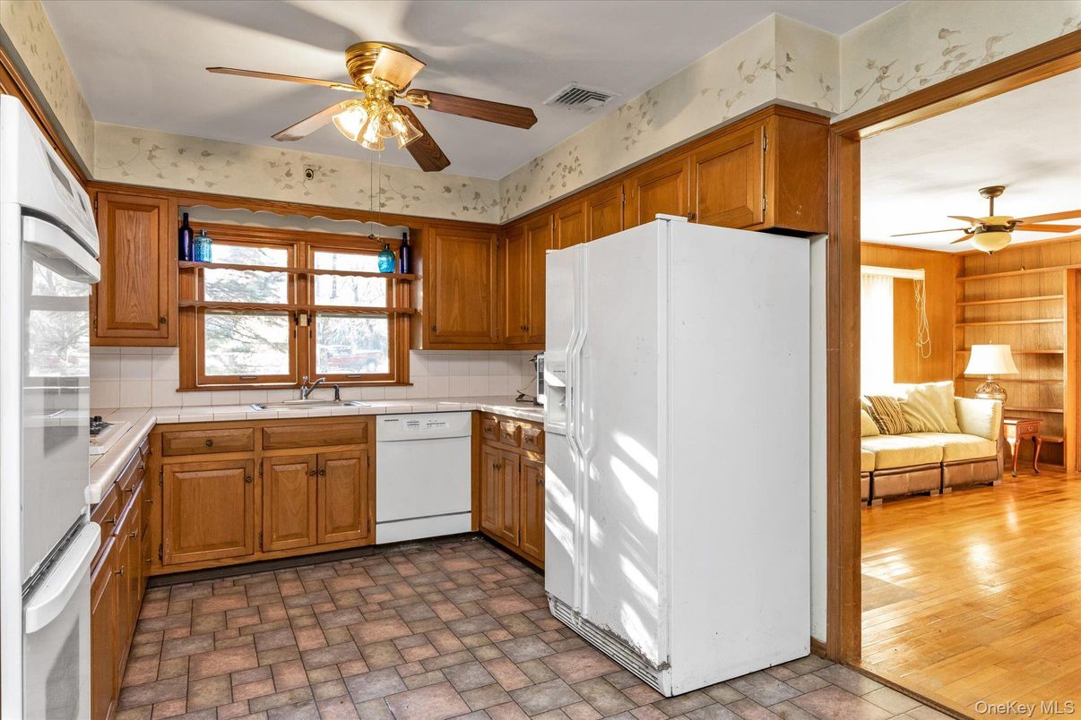 Interior, Kitchen, Wood Texture Flooring