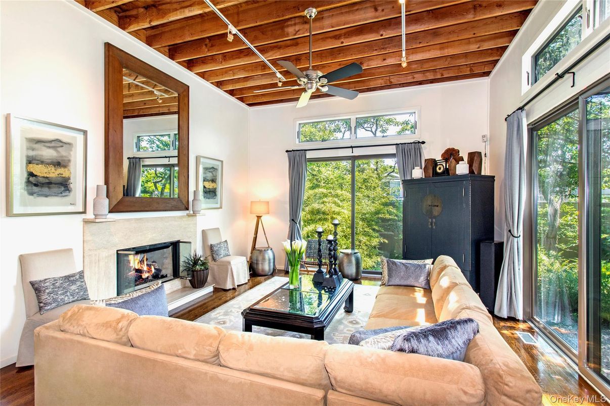 Fireplace, Interior, Living room, Wooden Beams, Wooden Ceilings, Wood Texture Flooring