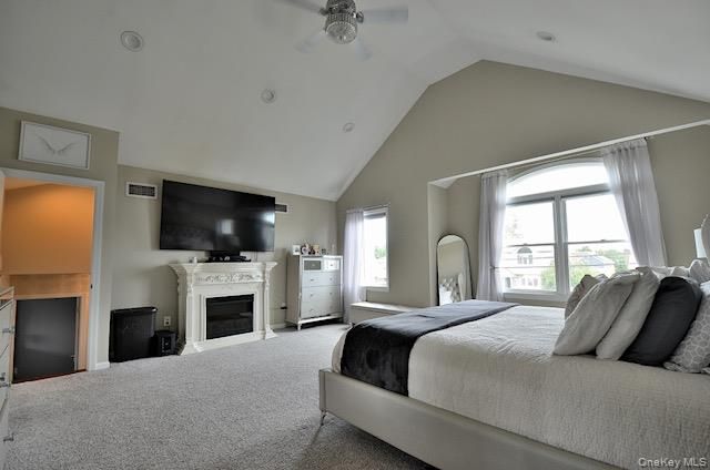 Bedroom, Fireplace, Interior