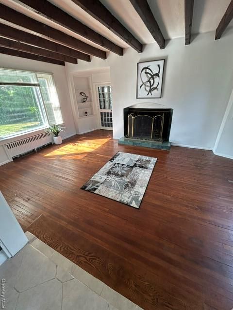 Fireplace, Interior, Wooden Beams, Wood Texture Flooring
