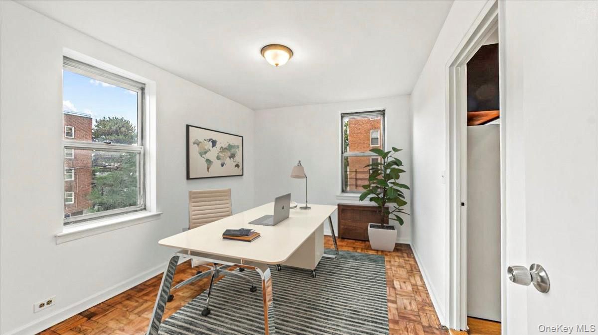 Home Office, Interior, Wood Texture Flooring