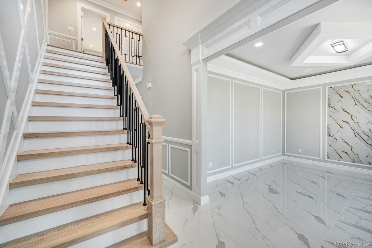 Interior, Marble, Recessed Lighting