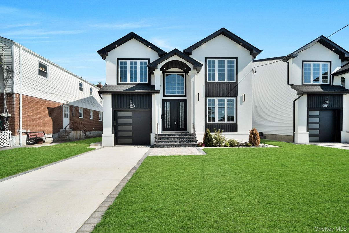 Attached, Exterior, Facade, Brick Facade, Farmhouse