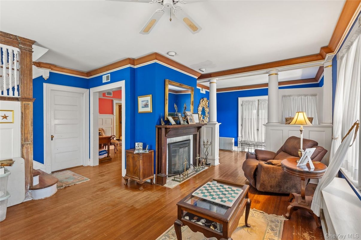 Fireplace, Interior, Living room, Wood Texture Flooring