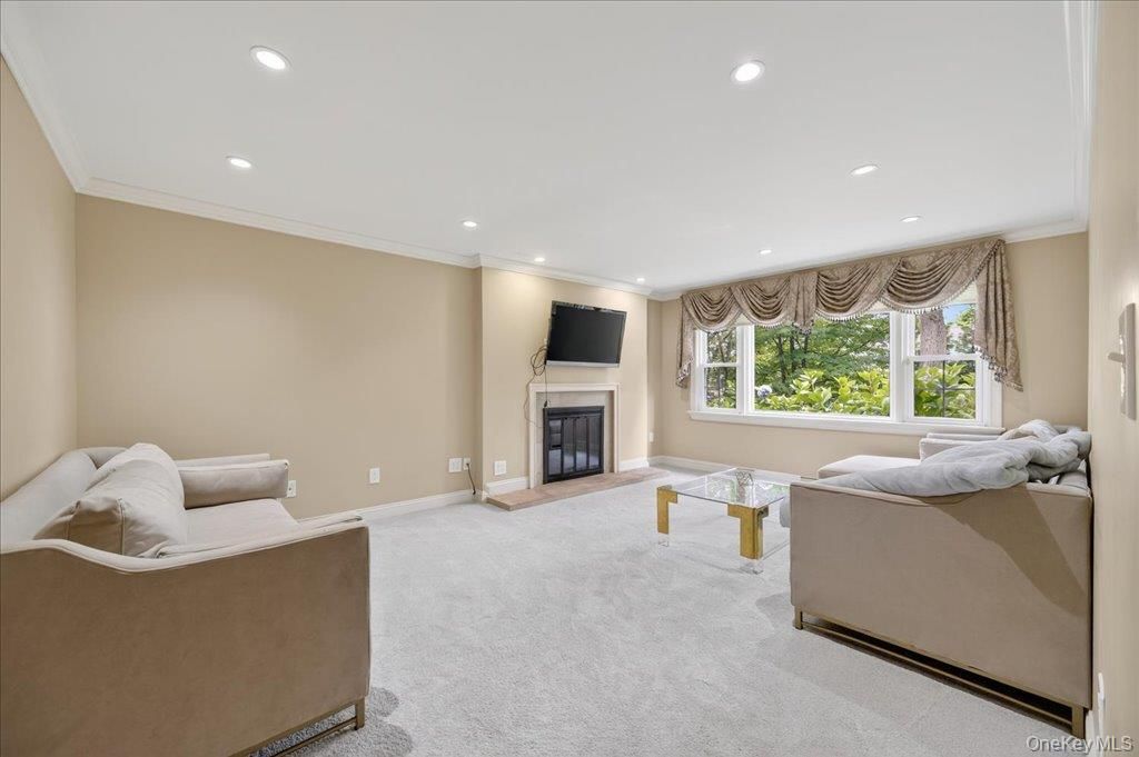 Fireplace, Interior, Living room, Recessed Lighting