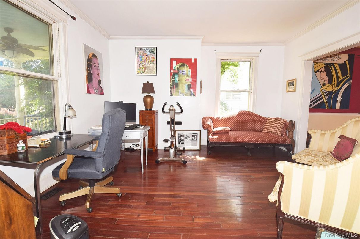 Home Office, Interior, Wood Texture Flooring