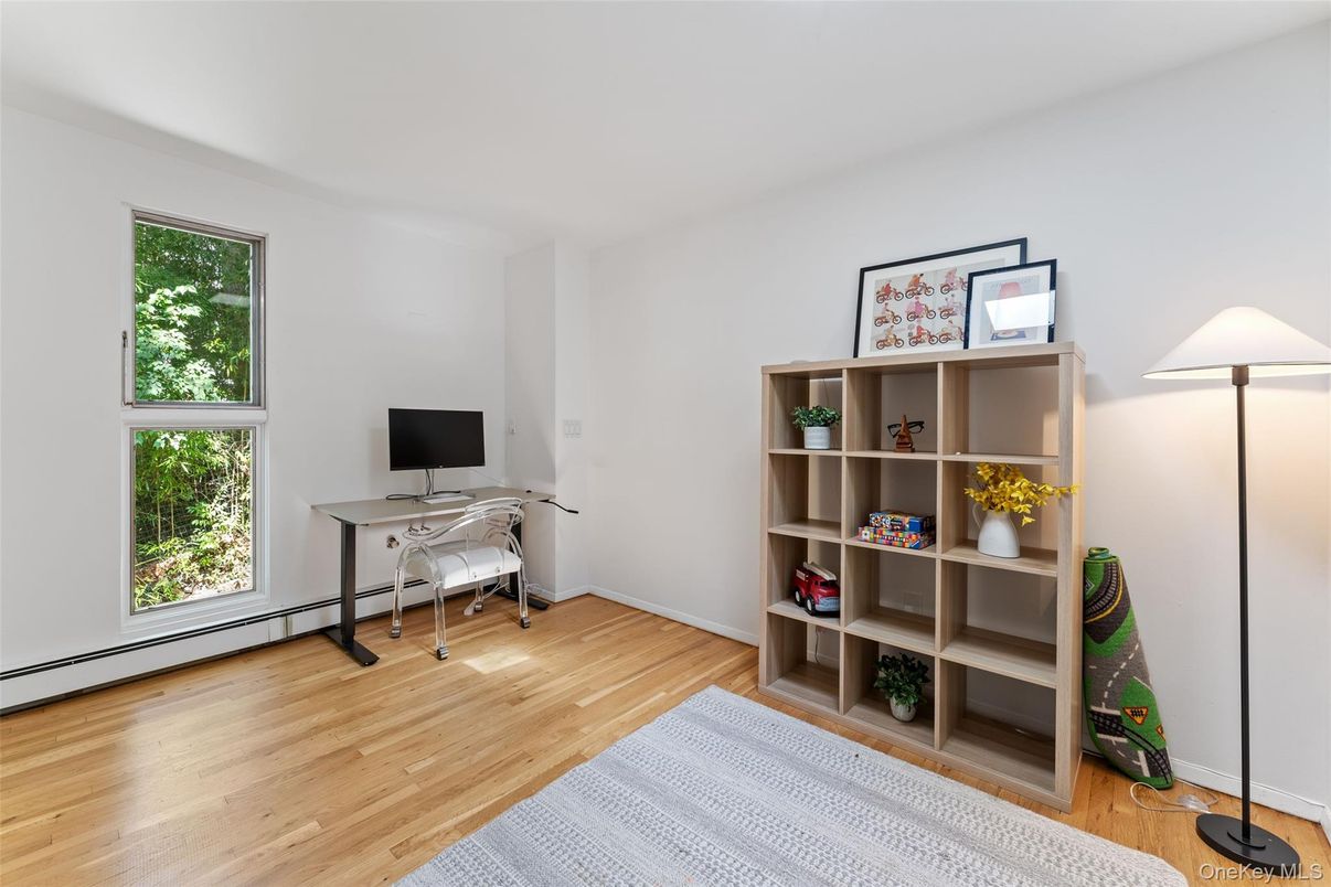 Home Office, Interior, Wood Texture Flooring