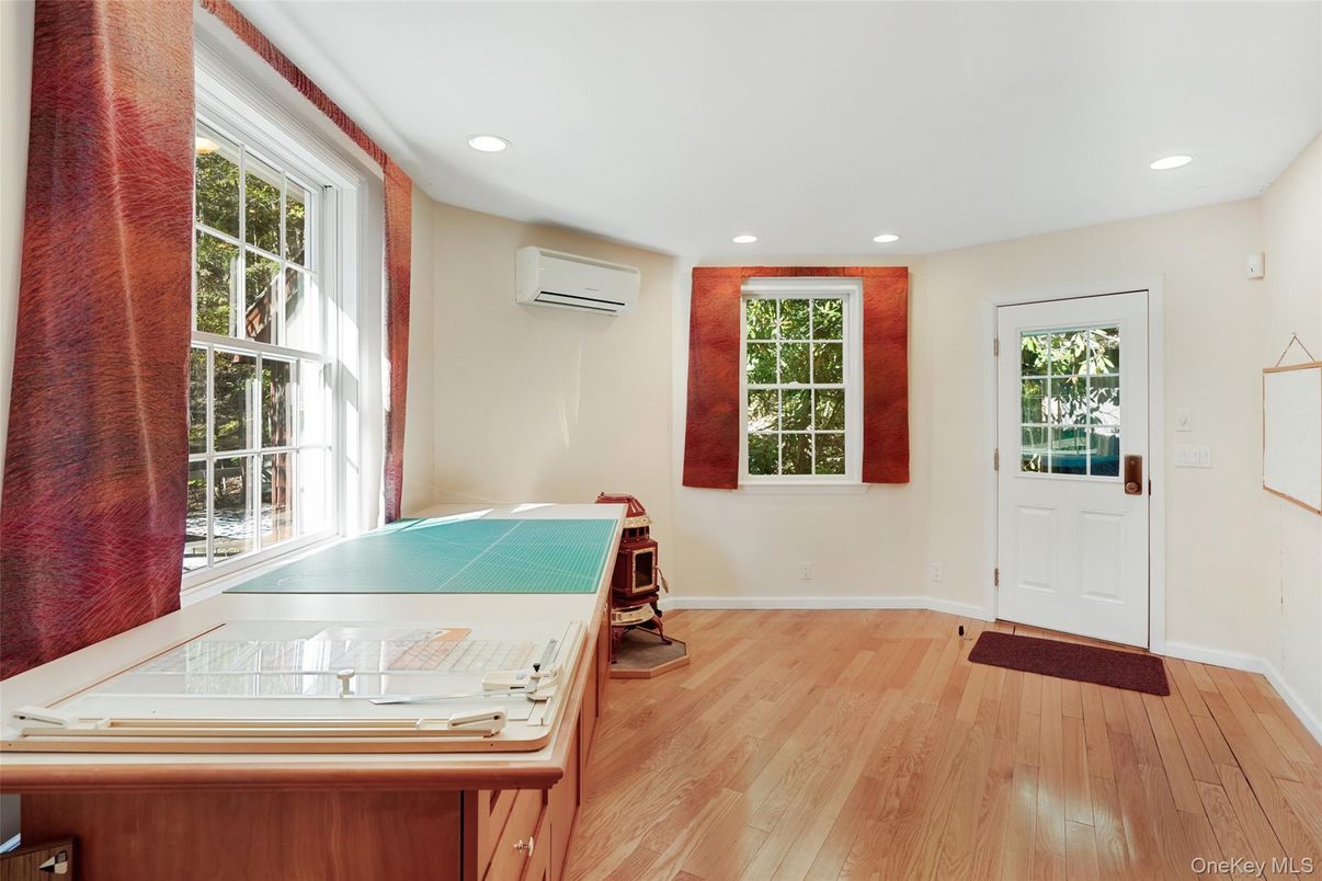 Game Room, Interior, Recessed Lighting, Wood Texture Flooring