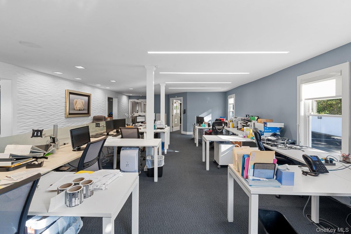 Home Office, Interior, Recessed Lighting