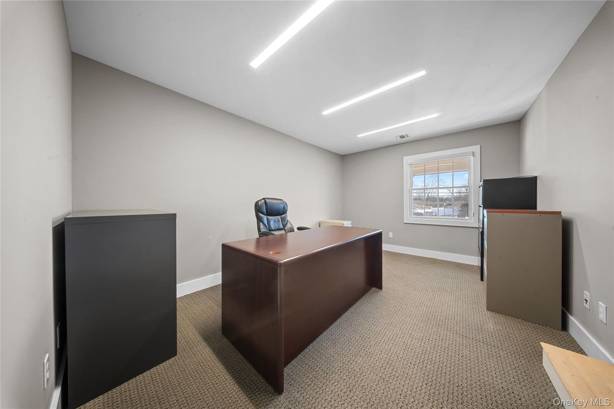 Home Office, Interior, Recessed Lighting