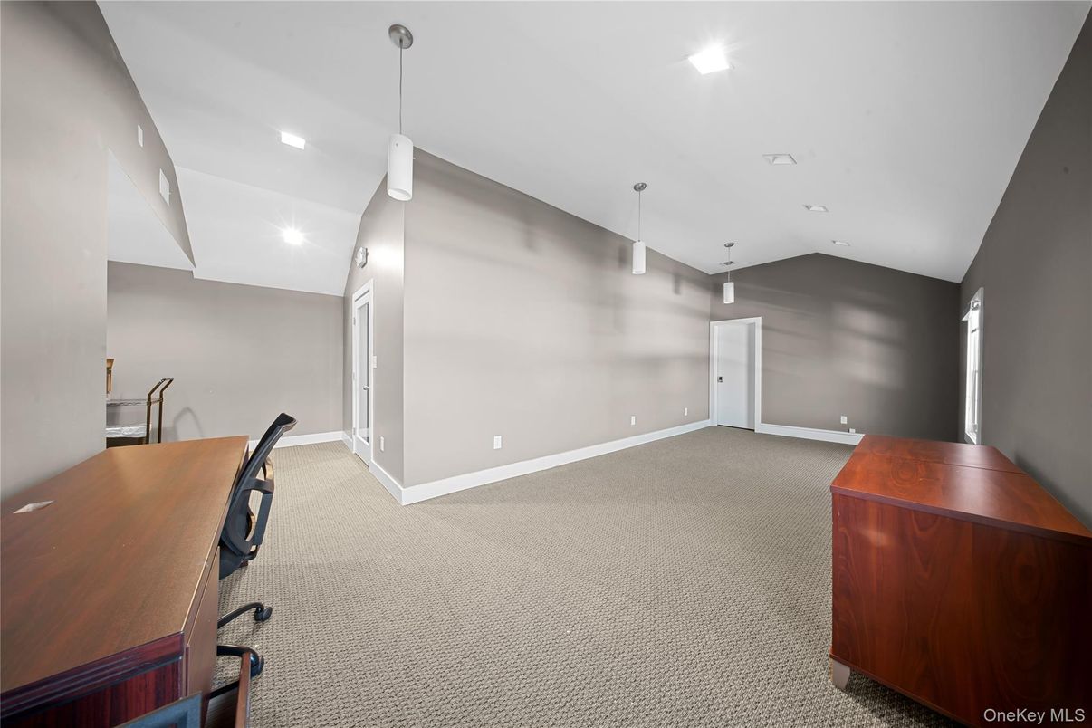 Home Office, Interior, Pendant Lights, Recessed Lighting