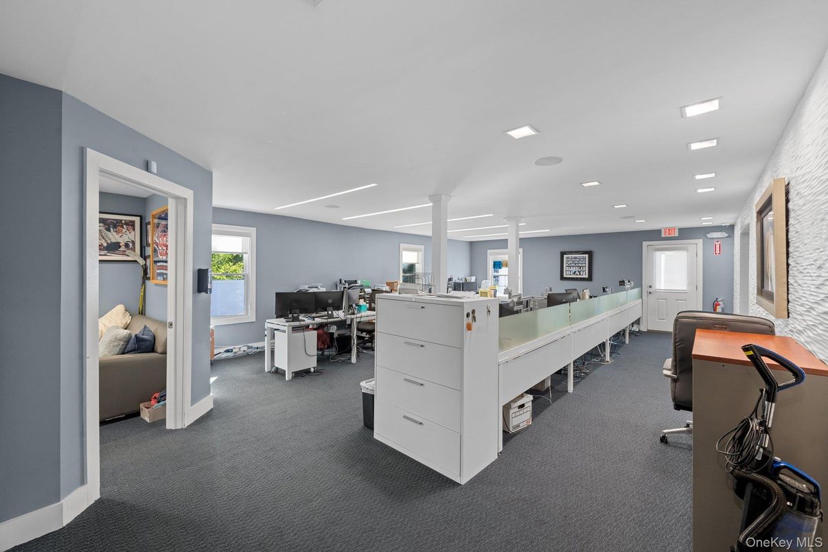 Home Office, Interior, Recessed Lighting