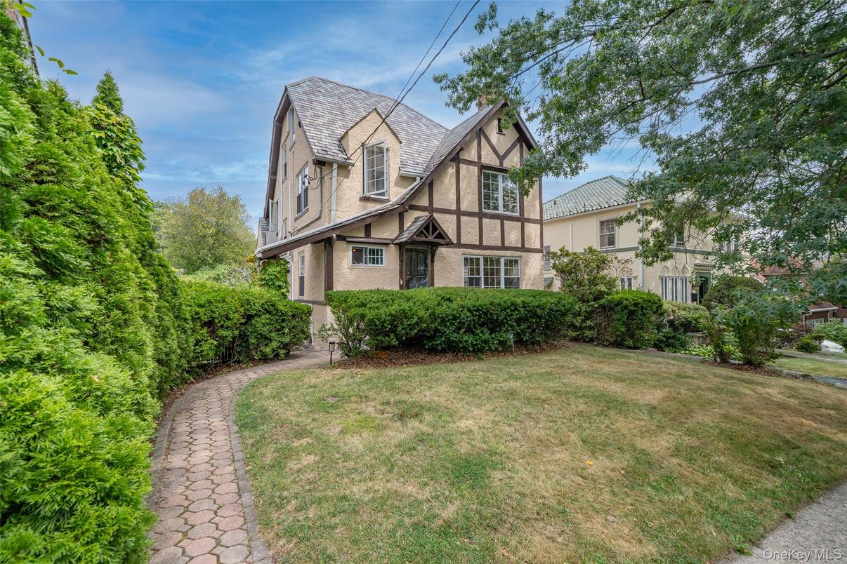 Backyard, Exterior, Facade, Brick Facade, Tudor Revival