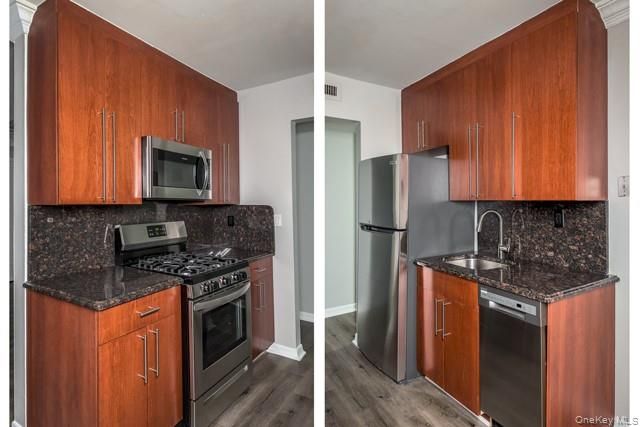 Interior, Kitchen, Wood Texture Flooring