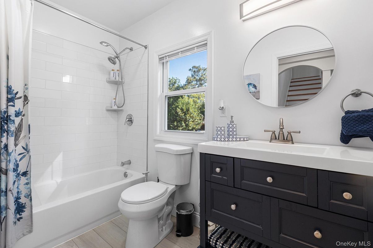 Bathroom, Interior, Wood Texture Flooring