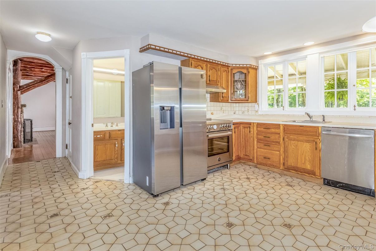 Interior, Kitchen, Recessed Lighting, Stainless Steel Appliances