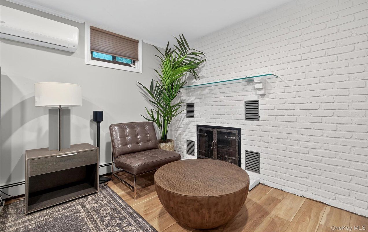 Fireplace, Interior, Stone Walls, Wood Texture Flooring