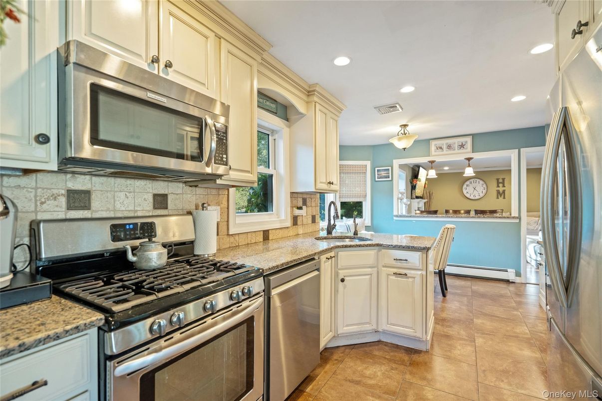 Interior, Kitchen, Recessed Lighting, Stainless Steel Appliances