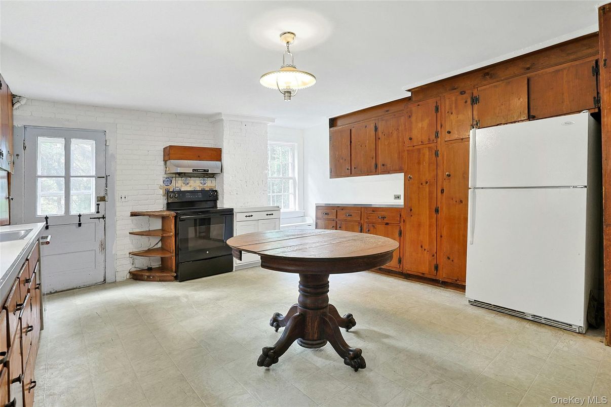 Interior, Kitchen, Stone Walls