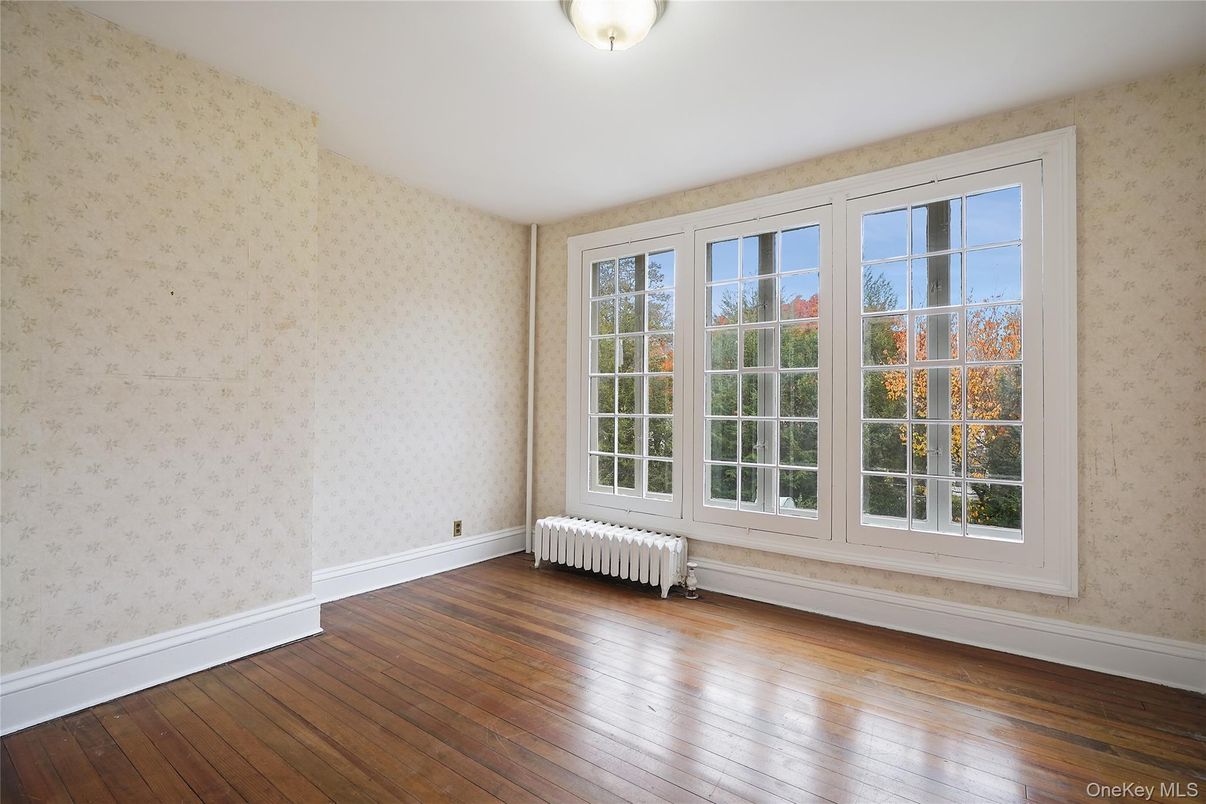 Empty room, Interior, Wood Texture Flooring