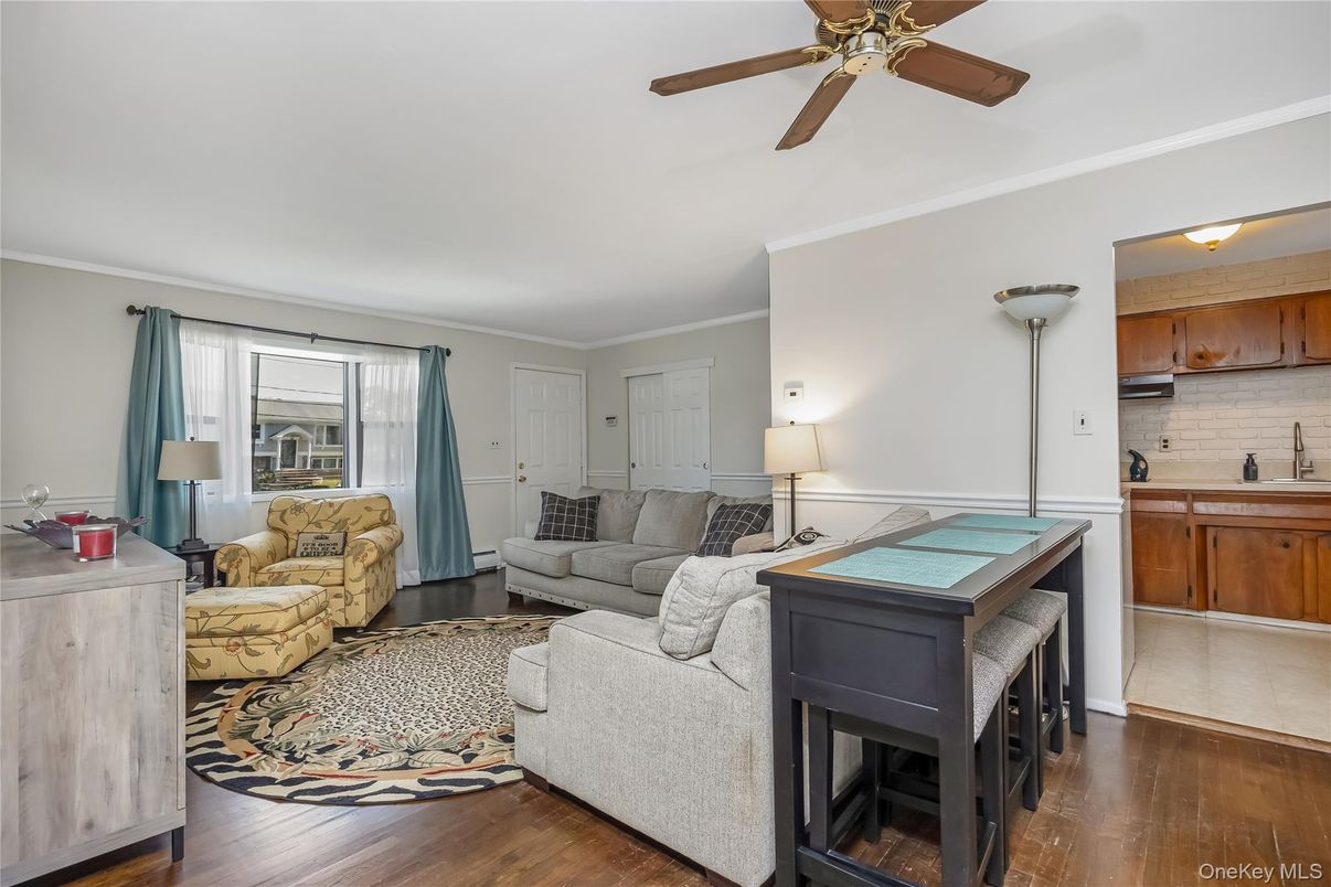 Interior, Kitchen, Living room, Wood Texture Flooring