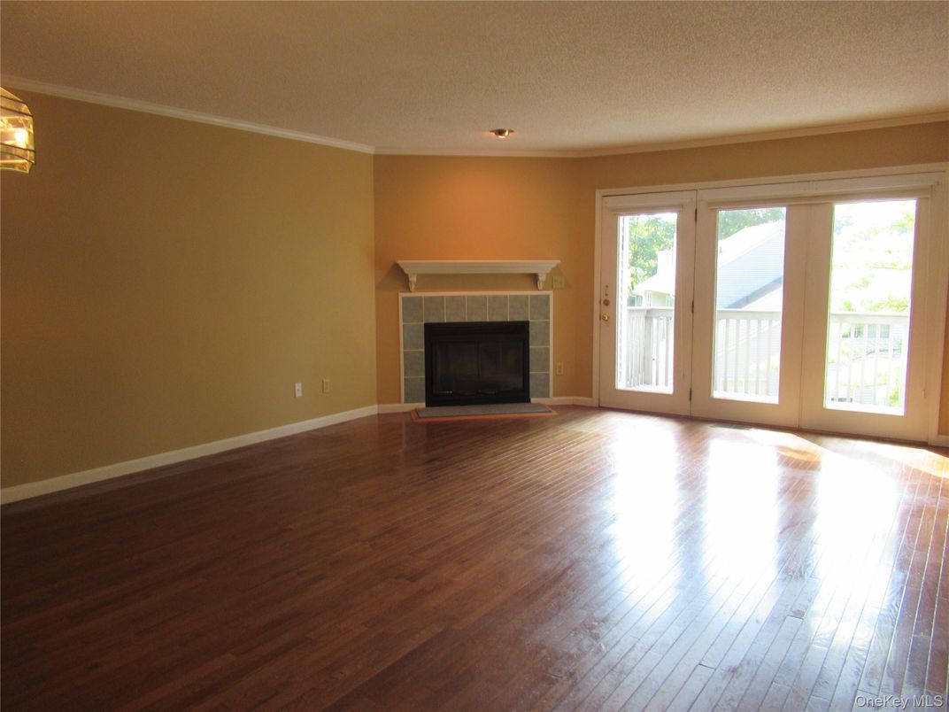 Empty room, Fireplace, Interior, Wood Texture Flooring